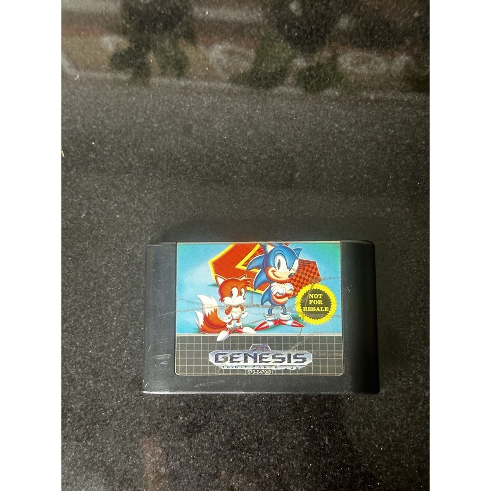 Sega Genesis Sonic the Hedgehog 2 - Not for Resale NFR - Cartridge Only
